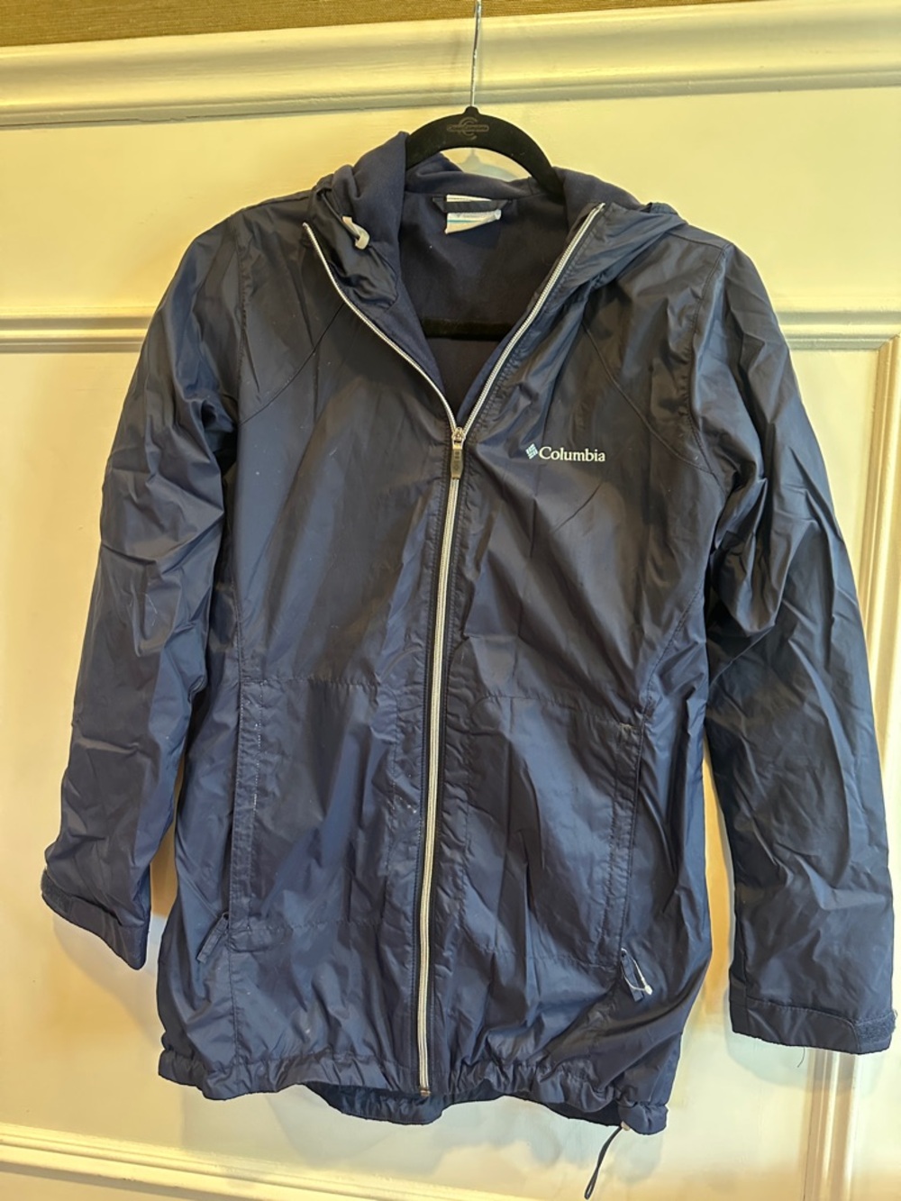 Columbia Kids Navy Hooded Rain Jacket